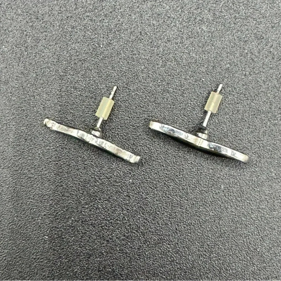 Mood Changing Mustache  Pierced Earrings - Picture 5 of 9